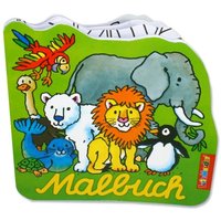 Malbuch Zootiere, 18,5cm, über 30 Motive von Lutz Mauder