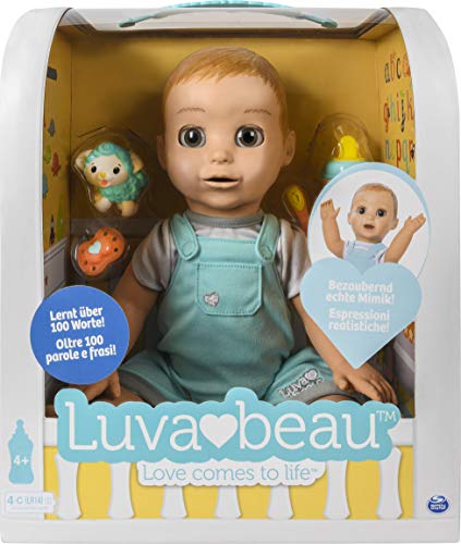 Luvabella Luvabeau, interaktive Jungen - Puppe mit Sprachfunktion - DEUTSCHE Version von Luvabella