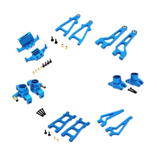 Luwecf 1/20 RC-Auto-Metall-Upgrade-Kits, hintere obere Schwinge, RC-Autos Metall-Ersatzteile, für 1/20 20208 C8811 RC-Auto DIY, Blau von Luwecf