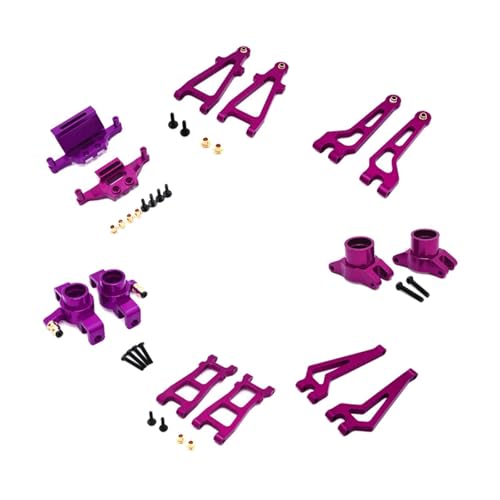 Luwecf 1/20 RC-Auto-Metall-Upgrade-Kits, hintere obere Schwinge, RC-Autos Metall-Ersatzteile, für 1/20 20208 C8811 RC-Auto DIY, Violett von Luwecf