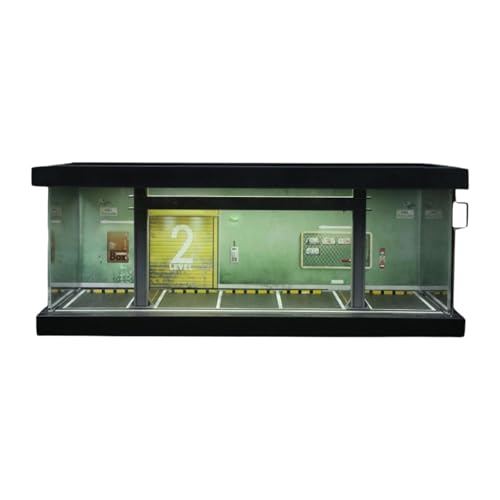 Luwecf 1/64 Modell Garage Vitrine mit Staubschutz, C von Luwecf