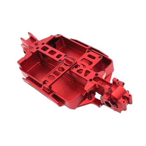 Luwecf 1:16 RC-Getriebe aus Metall, einfach zu installierende Teile, Ersatzgetriebe für 16208 M162 H16V3, Modellzubehör, RC-Fahrzeug, Rot von Luwecf