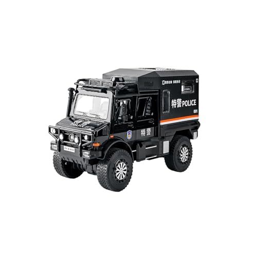 Luwecf 1:20 Diecast Auto Sammlerstücke Reibung Powered Autos Metall Modell Spielzeug LKW für Kinder, Schwarz von Luwecf