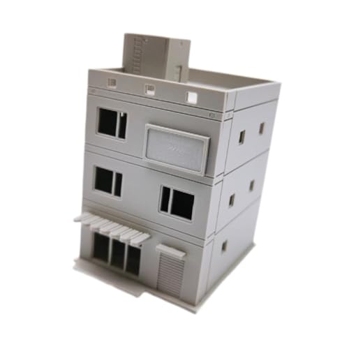 Luwecf 1:87 Architektur Gebäude Modell Kits Architekturszene Residential Modern House, 8.6cmx11.7cmx15cm von Luwecf