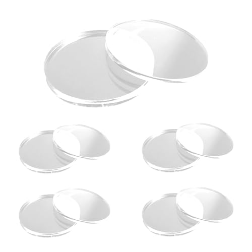 Luwecf 10er Set Figurenpräsentationsständer, Transparente Acrylplatte, Elegante Dekoration für Vitrinen Und Schreibtische, 4CM von Luwecf