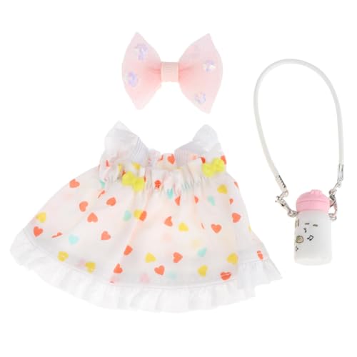 Luwecf 15 cm Puppenkleid, Elegante Puppenmode für Kleine Mädchen, Rotes Herz Luwecf 15 cm Puppenkleid, Elegante Puppenmode für Kleine Mädchen, Rotes Herz von Luwecf