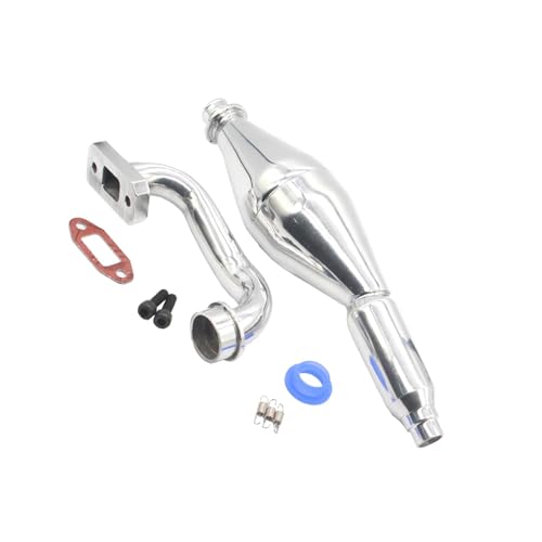 Luwecf 15003 Auspuffrohr, Metall RC Auto Auspuffrohr für HSP 1/5 Modell Monster Truck Luwecf 15003 Auspuffrohr, Metall RC Auto Auspuffrohr für HSP 1/5 Modell Monster Truck von Luwecf