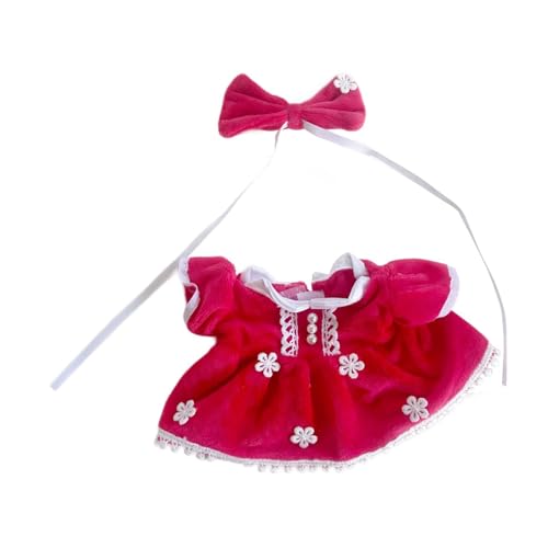 Luwecf 20cm Plüsch Puppe Kleidung Foto Requisiten DIY Plüsch Puppe Kleid Up Kostüme Nette von Luwecf