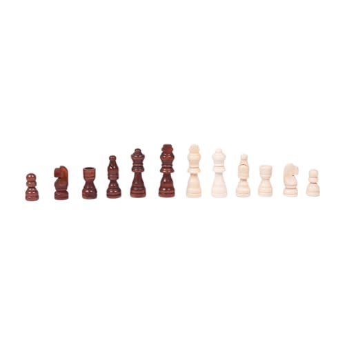 Luwecf 32x Holz Schach Stück Schach Spiel Bauern Figurine Stücke Holz Schachfiguren für Turnier, S Luwecf 32x Holz Schach Stück Schach Spiel Bauern Figurine Stücke Holz Schachfiguren für Turnier, S von Luwecf