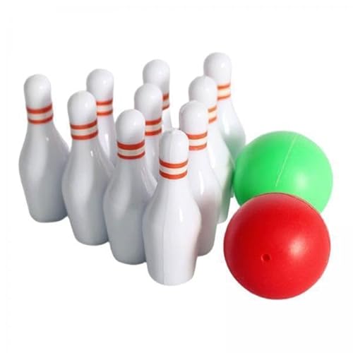 Luwecf 3X Puppenhaus Bowling Ball Set Miniatur Spiele Spielzeug Zubehör von Luwecf