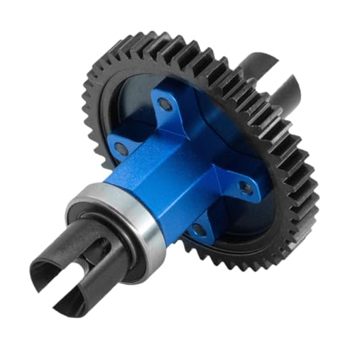 Luwecf 46T Metall Rutschkupplungen, Upgrade Teile für Rutschkupplungen, Baugruppe Zentralachse, Komplette Rutschkupplungen für 1/8 4WD Sledg RC Auto, Blau von Luwecf