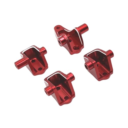 Luwecf 4X Pull Code Sitz RC Autokomponenten 1:10 Zubehör CNC RC Autokomponenten Vorderer Heckhalter für R1002 R1001 R1003, Rot von Luwecf