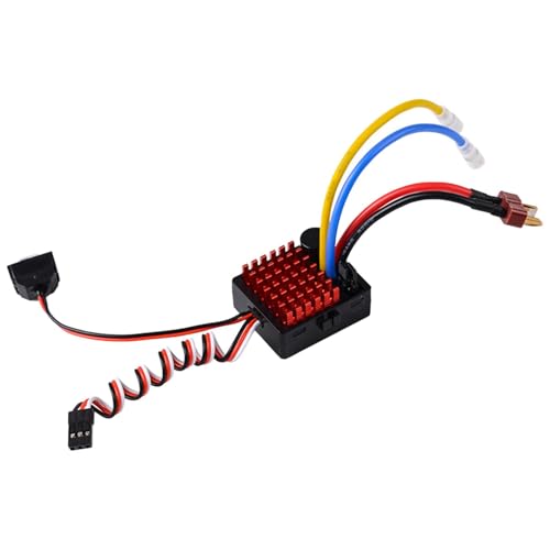 Luwecf 60A Elektrischer Drehzahlregler RC ESC Fernbedienung Auto Ersatzteil zur Modifikation von Luwecf