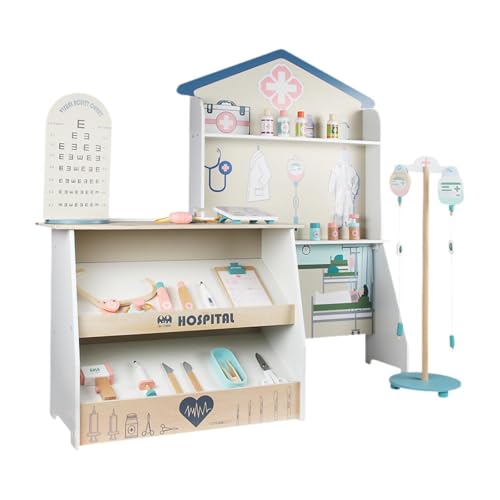 Luwecf Arztkoffer für Kinder, interaktives Set zum Nachspielen von Arztbesuchen, 23x65x101.5 cm Luwecf Arztkoffer für Kinder, interaktives Set zum Nachspielen von Arztbesuchen, 23x65x101.5 cm von Luwecf