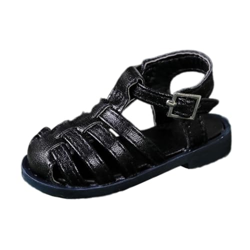 Luwecf BJD Puppe Sandalen für Strandaktivitäten, Flache Schuhe für 1:4 Puppen, Schwarz von Luwecf