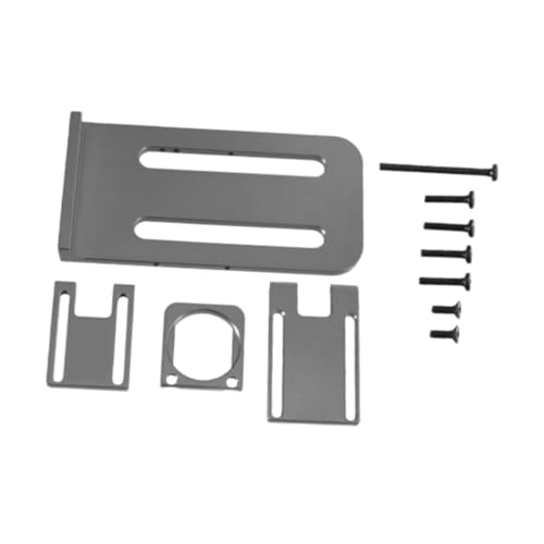 Luwecf Batteriefixierklasse RC -Automodifikation Teile Robustes leichte Fernbedienungsauto -Autos für 16207 16208 16210 H16, Silber von Luwecf