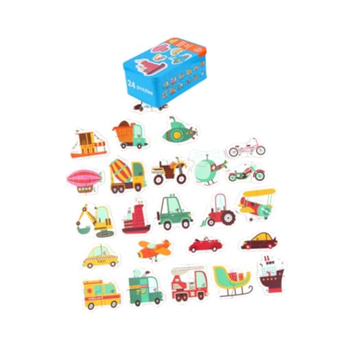 Luwecf Cartoon Puzzle Form Matching Puzzle Feinmotorik Montessori Spielzeug für Jungen Mädchen, Transport von Luwecf