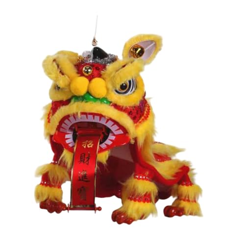 Luwecf Chinesische Marionette Lion Toy String Lion Tanzpuppen Spring Festival Party von Luwecf