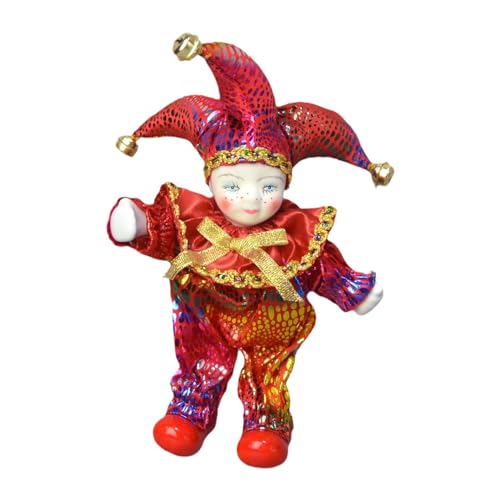 Luwecf Clown Puppe Puppe Ornament Souvenirs Halloween Ornament für Zimmer Tisch Schlafzimmer von Luwecf