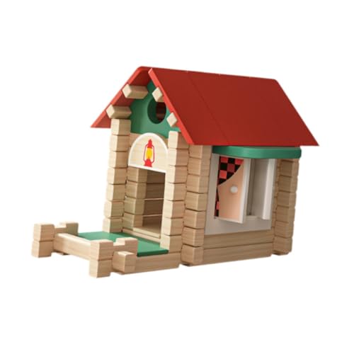 Luwecf DIY Gebäude Modell Holz Haus Kits Konstruktion Gebäude 3D Puzzles für Jungen Mädchen von Luwecf