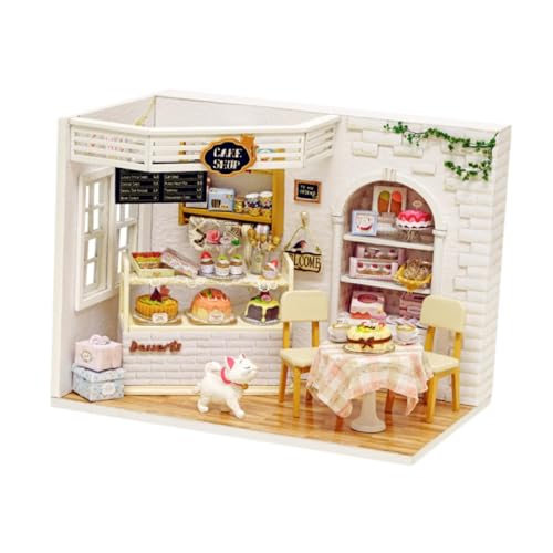 Luwecf DIY Miniatur Puppenhaus Kits, Kuchen Tagebuch Haus für Familienliebhaber, Kinder Und Erwachsene von Luwecf