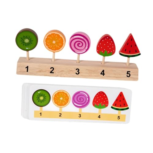 Luwecf Eiscreme Rollenspielset Aus Holz für Kinder mit Küchenzubehör, B von Luwecf