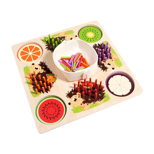 Luwecf Farbsortierspielzeug, Lernspielzeug für Farberkennung, sensorisches Spielzeug mit Igelmotiven Luwecf Farbsortierspielzeug, Lernspielzeug für Farberkennung, sensorisches Spielzeug mit Igelmotiven von Luwecf
