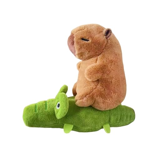 Luwecf Flauschiges Capybara Kuscheltier für Kinderzimmer, Höhe 45cm von Luwecf