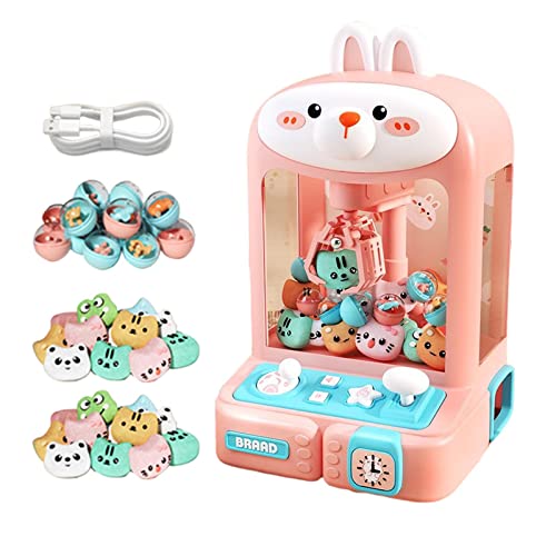 Luwecf Greifautomaten Als Spannender Spielzeugautomat Und Lernspielzeug Dieses Geschicklichkeitsspiel Und Tischspiel Fördert Die Motorik mit Musik Und Licht, Kaninchen 30 Puppen Luwecf Greifautomaten Als Spannender Spielzeugautomat Und Lernspielzeug Dieses Geschicklichkeitsspiel Und Tischspiel Fördert Die Motorik mit Musik Und Licht, Kaninchen 30 Puppen von Luwecf