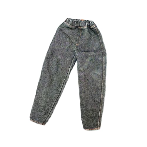 Luwecf Hochwertige Jeans Outfits für 1/6 Actionfiguren, Stilvolles Zubehör für 12 Zoll Figuren, Schwarz von Luwecf