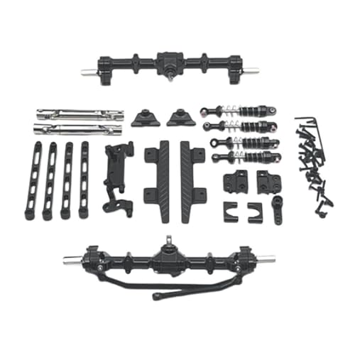 Luwecf Hochwertiges RC Auto Tuning Set für 1/12 MN82 LC79 Modelle, Schwarz von Luwecf