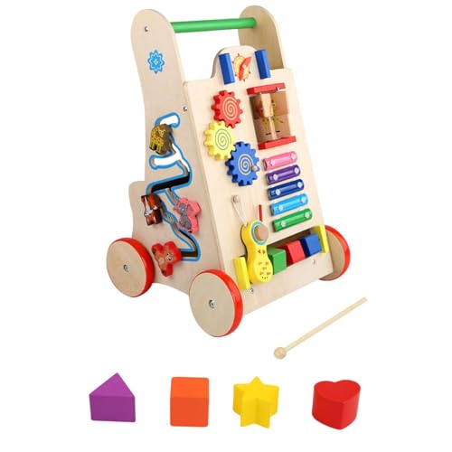 Luwecf Holz Baby Push Spielzeug, Geschenke, Holz Push Spielzeug für Kinder von Luwecf