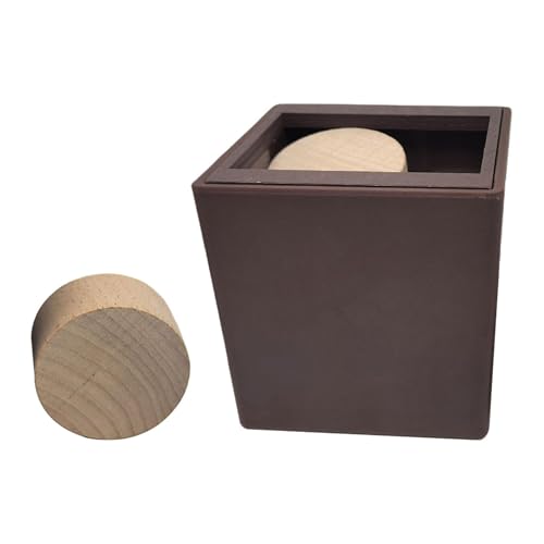 Luwecf Holz-Denkspielwürfel, Puzzle für logisches Denken, Spielzeug für Kinder und Erwachsene, Kreis Luwecf Holz-Denkspielwürfel, Puzzle für logisches Denken, Spielzeug für Kinder und Erwachsene, Kreis von Luwecf