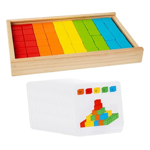 Luwecf Holzbausteine Set Lernspielzeug Spielset Stapelspielzeug für Vorschulkinder Jungen Mädchen Luwecf Holzbausteine Set Lernspielzeug Spielset Stapelspielzeug für Vorschulkinder Jungen Mädchen von Luwecf