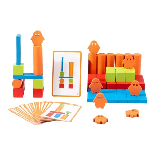 Luwecf Holzblöcke Set Feinmotorik Manipulatives Kinder Spiel Stapeln Blöcke Luwecf Holzblöcke Set Feinmotorik Manipulatives Kinder Spiel Stapeln Blöcke von Luwecf