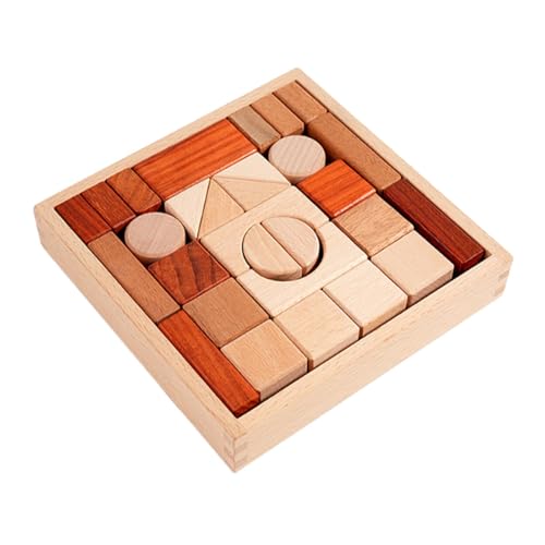 Luwecf Kinder Holzbausteine Lernspielzeug Holz Formerkennung Luwecf Kinder Holzbausteine Lernspielzeug Holz Formerkennung von Luwecf
