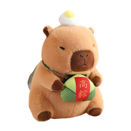 Luwecf Kuscheliges Capybara Stofftier, Niedliche Plüschpuppe für Kinderzimmer, Zongzi 30 cm von Luwecf