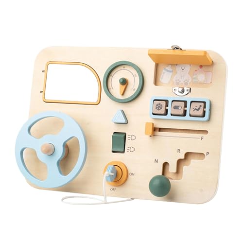 Luwecf Lenkrad Spielzeug Aus Holz, Geburtstagsgeschenke, Lernspielzeug für Flugzeug, Auto, Reisen Luwecf Lenkrad Spielzeug Aus Holz, Geburtstagsgeschenke, Lernspielzeug für Flugzeug, Auto, Reisen von Luwecf