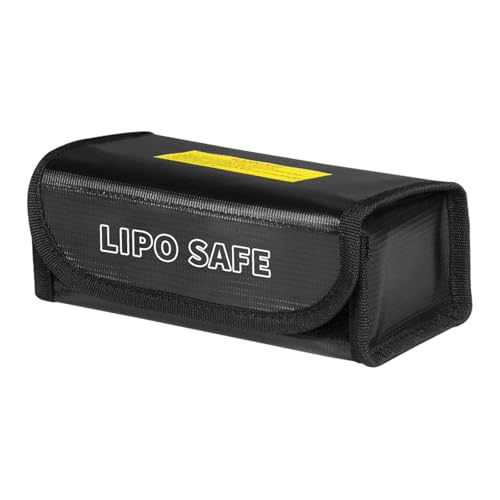 Luwecf Lipo Feuerfeste Tasche Tragetasche Schutzhülle Fahrradbatterie PVC Ladeschutz Lipo Tasche Batterieladegerät Tasche von Luwecf