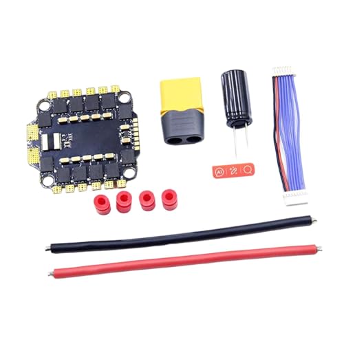 Luwecf Mini 4-in-1-ESC, bürstenloser 4-in-1-ESC, bürstenloser ESC, Mini-FC-Stack, 45a von Luwecf