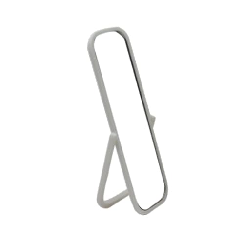 Luwecf Mini-Bodenspiegel, Puppenhausspiegel, Ganzkörperspiegel für Foto-Requisiten, 8.6cm Weiß von Luwecf