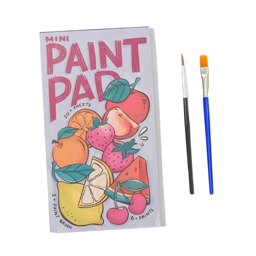 Luwecf Mini Paint Pad Buch für Jungen Und Mädchen Aquarellmalerei Buch von Luwecf