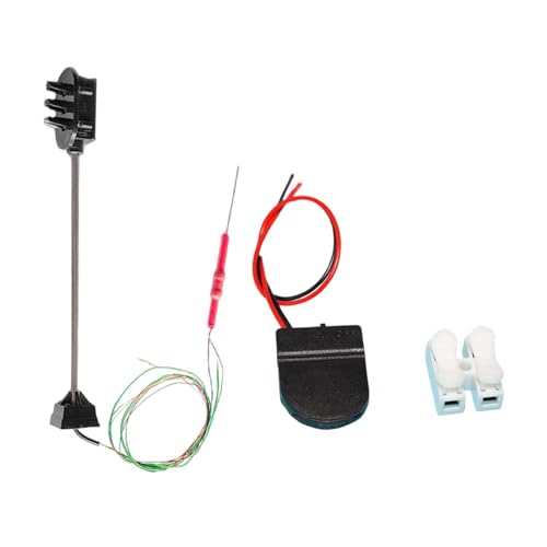 Luwecf Modellbahn-Ampel, Kreuzungsschild, Modell-Straßenlaternen, LED-Lampe, DIY-Mikro-Landschaftslicht für DIY-Projekte, Layout, 3v Luwecf Modellbahn-Ampel, Kreuzungsschild, Modell-Straßenlaternen, LED-Lampe, DIY-Mikro-Landschaftslicht für DIY-Projekte, Layout, 3v von Luwecf