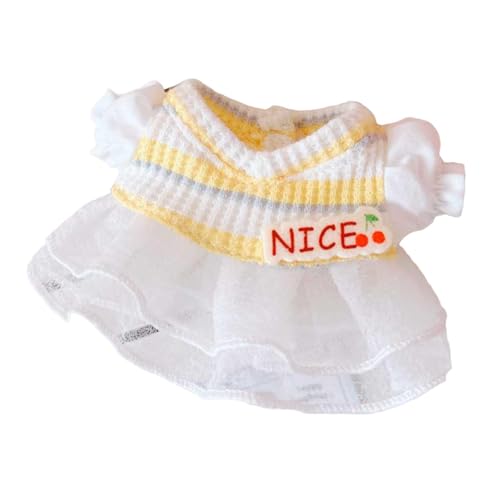 Luwecf Puppenkleid zum Selbermachen, Kleidung für Kuscheltiere, Accessoires für Plüschpuppen von Luwecf