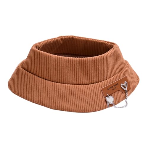 Luwecf Puppenkopf Hut, Handgefertigtes Zubehör für Puppen, Kostüm für 38 cm Puppen, Braun von Luwecf