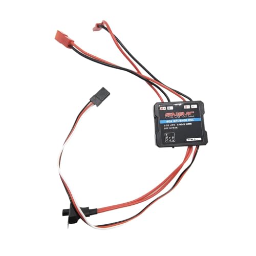 Luwecf RC -Auto gebürstet ESC 40A Electronic Speed ​​Controller Ersatzteile Motor für 1/10 1/12 RC von Luwecf