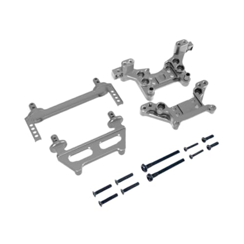 Luwecf RC -Auto vorne/Hinterkörpersäulen und Stoßtürmen RC -Automodifikationsteile Fernbedienungsautoanschläge, Titan von Luwecf