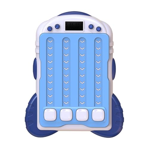 Luwecf Rhythmus Spielautomat mit Musik Und Licht, Einstellbare Modi, Rhythmus Handspielkonsole für Teenager, Jungen Und Mädchen, Blau von Luwecf