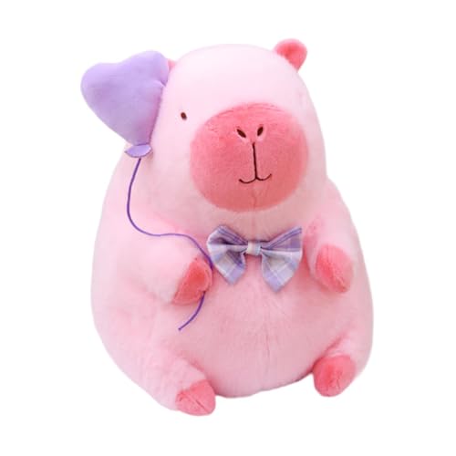 Luwecf Rosa Capybara-Plüschtier, Capybara, Stofftier, Auto-Dekoration für Jungen und Mädchen, Halteballon 30cm von Luwecf