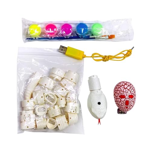 Luwecf Schlangenspielzeug Realistisches Schlangenmodell Elektronisches Tier Interaktives mit Automatischem Sensormodus Und Wackelndem Schwanz Zum Bem, Klapperschlange Luwecf Schlangenspielzeug Realistisches Schlangenmodell Elektronisches Tier Interaktives mit Automatischem Sensormodus Und Wackelndem Schwanz Zum Bem, Klapperschlange von Luwecf